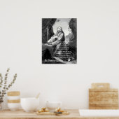 Francis, "O Herr, mache mich zu einem Instrument v Poster (Küche)