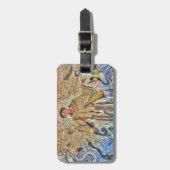 Francis of Assisi Mosaic Gepäckanhänger (Vorderseite vertikal)