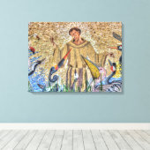 Francis of Assisi Mosaic Leinwanddruck (Insitu (Holzboden))