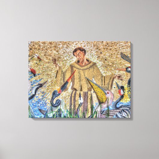 Francis of Assisi Mosaic Leinwanddruck (Vorderseite)