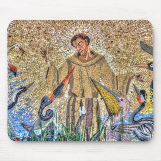 Francis of Assisi Mosaic Mousepad (Vorne)