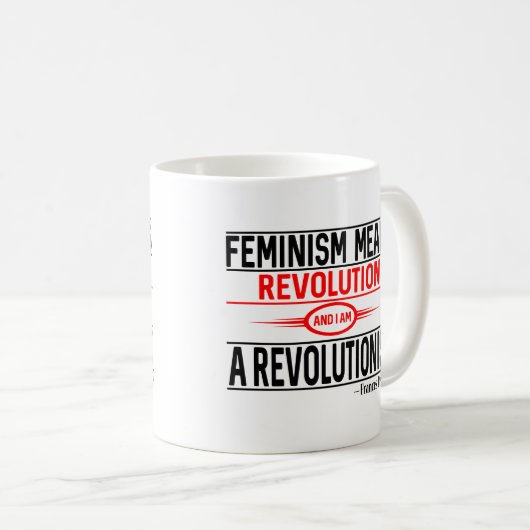 Francis Perkins Zitat Kaffeetasse (VorderseiteRechts)