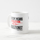 Francis Perkins Zitat Kaffeetasse (Vorderseite Links)