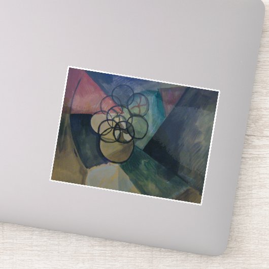 Francis Picabia, Caoutchouc, 1909., Abstrakt Art Aufkleber (Detail)