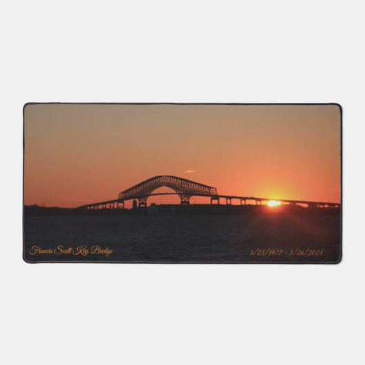 Francis Scott Key Bridge Deskmat (Vorderseite)