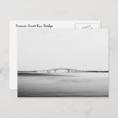 Francis Scott Key Bridge Postkarte (Vorne/Hinten)