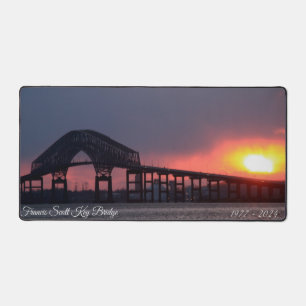 Francis Scott Key Bridge Sonnenuntergang Schreibtischunterlage