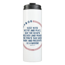 Francis Scott Key - Gott für Freiheit loben Thermosbecher