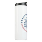 Francis Scott Key - Gott für Freiheit loben Thermosbecher (Nach links gedreht)