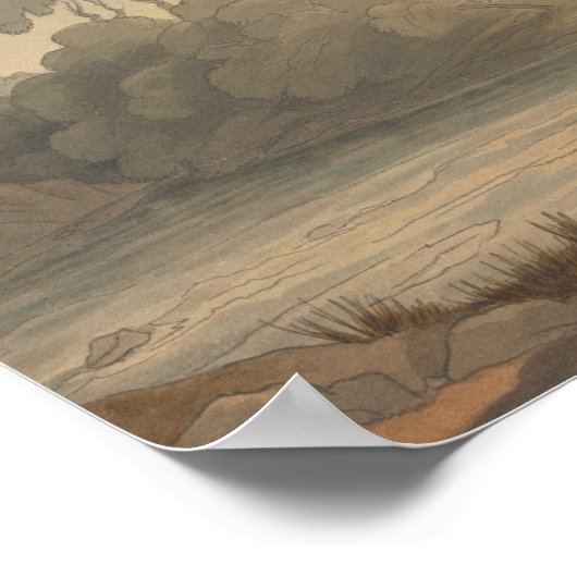 Francis Towne - Auf dem Dee Poster (Ecke)