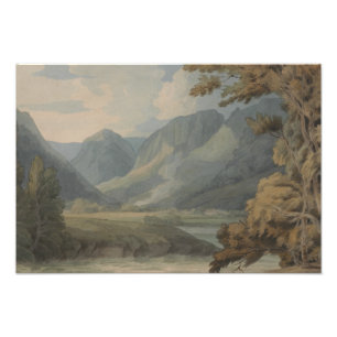 Francis Towne - Blick in Borrowdale von Eagle Crag Fotodruck