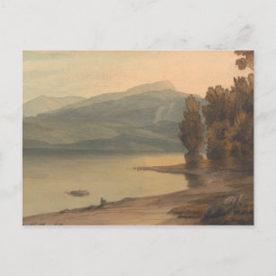 Francis Towne - Windermere bei Sunset Postkarte