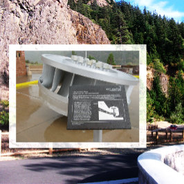 Francis Turbine Wheel, Flaming Gorge Dam, Utah Postkarte