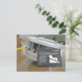 Francis Turbine Wheel, Flaming Gorge Dam, Utah Postkarte (Stehend Vorderseite)