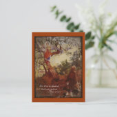 Francis von Assisi Kneeling Postkarte (Stehend Vorderseite)