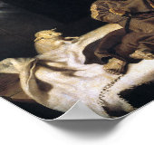 Francis von Assisi mit Engelmusik Poster (Ecke)