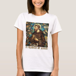 Francis von Assisi T - Shirt für Frauen Christlich