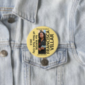 Francisca Villar für Bürgermeister von NYC 2013 Button (Beispiel)