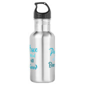 Franciscan Peace and All Good Water Bottle Edelstahlflasche (Rückseite)