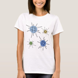 Franciscan Starburst aus der Mitte des Jahrhundert T-Shirt