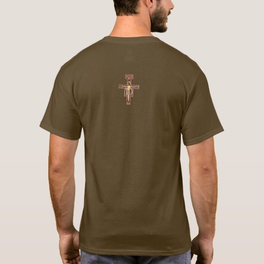 Franciscan T - Shirt Deus Meus et Omnia (Rückseite)