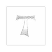 Franciscan Tau Cross Peace und Good Silver & Gold Permastempel (Design)