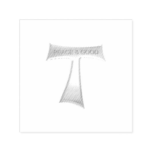 Franciscan Tau Cross Peace und Good Silver & Gold Permastempel (Design)