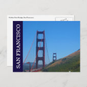 Francisco-Brücke Postkarte (Vorne/Hinten)