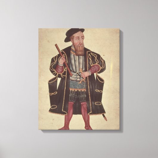 Francisco de Almeida, Illustration Leinwanddruck (Vorderseite)