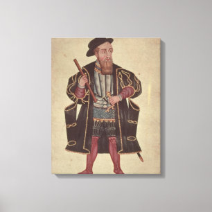 Francisco de Almeida, Illustration Leinwanddruck