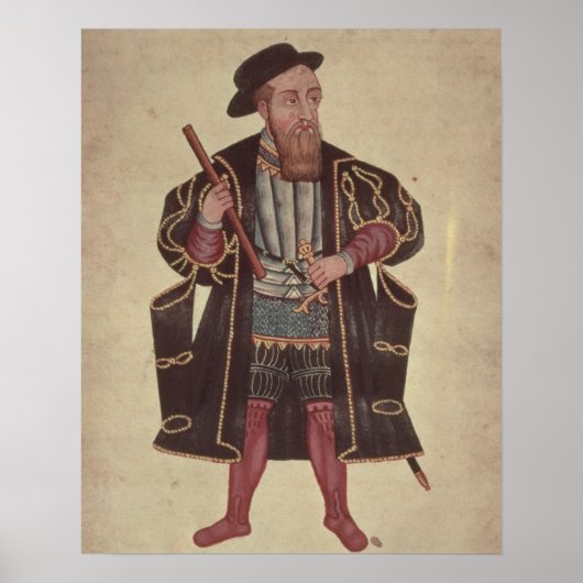 Francisco de Almeida, Illustration Poster (Vorne)
