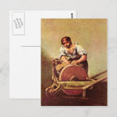 Francisco de Goya - Der Grinder Postkarte (Vorne/Hinten)