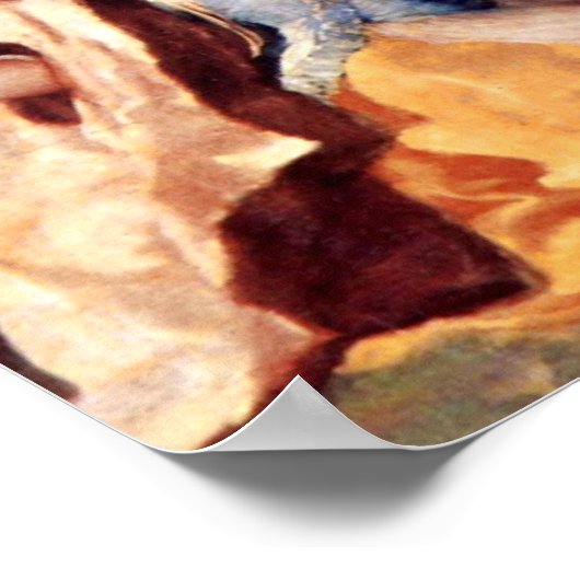 Francisco de Goya - Der Parasol Poster (Ecke)