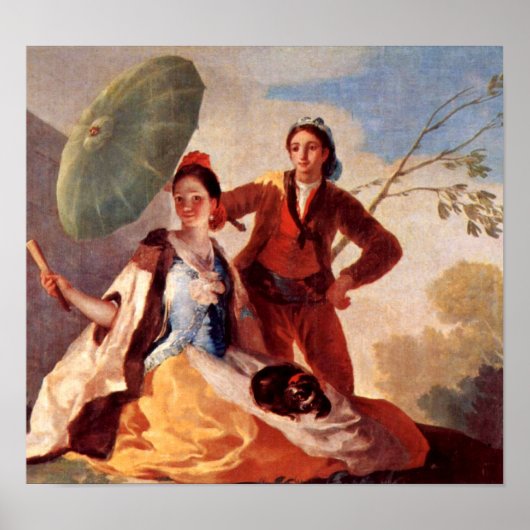 Francisco de Goya - Der Parasol Poster (Vorne)