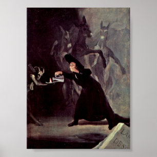 Francisco de Goya - Die Lampe des Teufels Poster