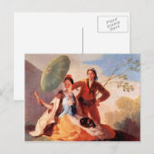 Francisco de Goya - Die Umbrellas Postkarte (Vorne/Hinten)