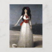 Francisco de Goya Espa?ol: Duquesa de Alba 1795 Te Postkarte (Vorderseite)