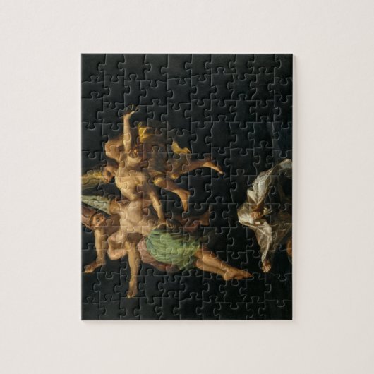 Francisco de Goya Flight of Hexen 1798 Puzzle (Vertikal)