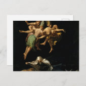 Francisco De Goya - Hexenflug Postkarte (Vorne/Hinten)