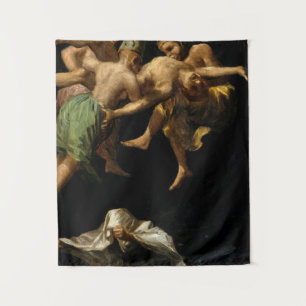 Francisco De Goya - Hexenflug Wandteppich