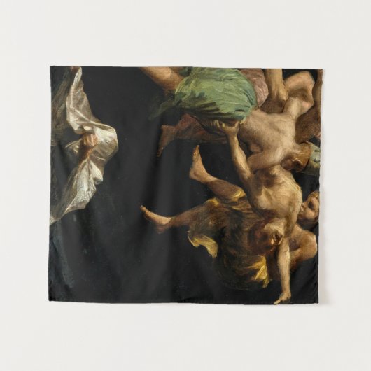 Francisco De Goya - Hexenflug Wandteppich (Vorderseite (Horizontal))