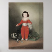 Francisco de Goya Red Boy Manuel Osorio de Zuniga Poster (Vorne)
