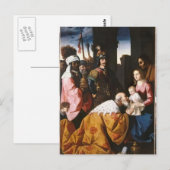 Francisco de Zurbaran - Bewunderung der Magi Postkarte (Vorne/Hinten)