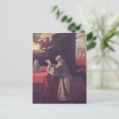 Francisco de Zurbaran - St. Bonaventure Postkarte (Stehend Vorderseite)