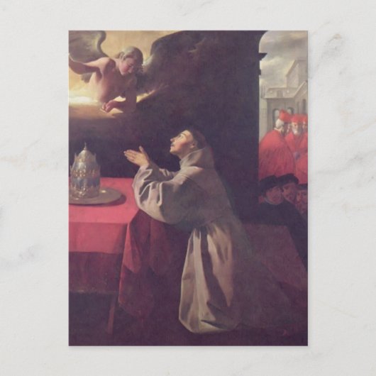 Francisco de Zurbaran - St. Bonaventure Postkarte (Vorderseite)