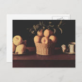 Francisco de Zurbaran - Still Life Postkarte (Vorne/Hinten)