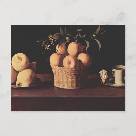 Francisco de Zurbaran - Still Life Postkarte (Vorderseite)