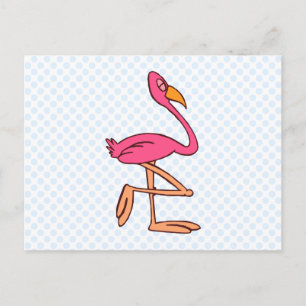 Francisco Flamingo Postkarte