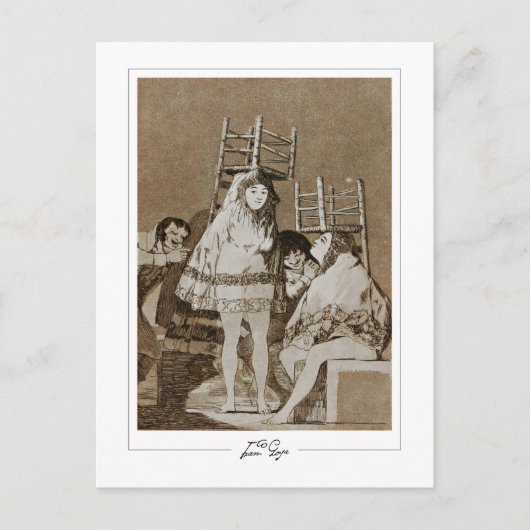 Francisco Goya #101 - Fine Art Postcard Postkarte (Vorderseite)