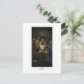 Francisco Goya #179 - Fine Art Postkarte (Stehend Vorderseite)